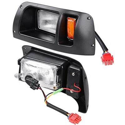 China Golf Cart Halogen Plastic Headlight And Kit Red ABS Plastic LED Tail Light Compatible With Club Car DS for sale