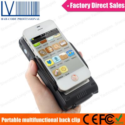 China 2014 NEW Portable Bluetooth 1D 2D Barcode+HF+UHF RFID Credit Card Reader for sale