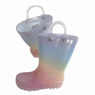 China Nice And Shiny New Design Nice Price PVC New Spring Women Rainboots Fashion Nice And Shiny Type Rainboots for sale