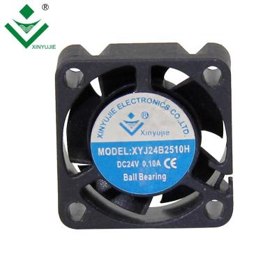 China CPU Cooler 3Pin 0.08A DC Fan 12V 25x25x10mm Brushless 25x25 Cooling Fan 5V Sensor RPM 2510 en venta