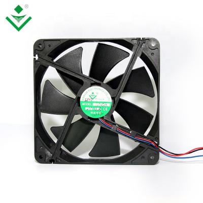 China Axial 14025 Radiator Cooling Fan Black 12V IP65 140mm 140x25mm 12V DC Computer Case Fan 24V en venta