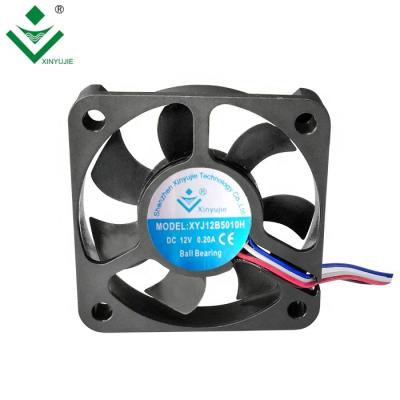 Китай 5v 24v 5010 fan 50x50x10 12v dc fan 50mm dc cooling axial flow mini 12v fan продается