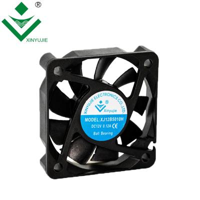 China XYJ 5010 hot air circulation fan 50X50X10mm 5v 12v 24v mini fan dc fan plastic en venta