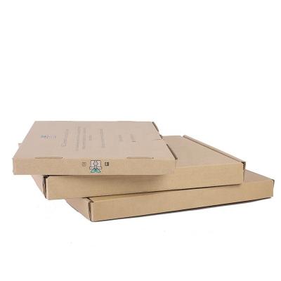 China Caja de envío de papel laminado negro mate corrugado para ropa de reciclaje en venta