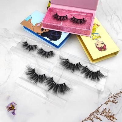 China 25-30 Large Thick Lashes 25Mm 3D Mink Times New Wispy Fluffy Style Best Selling Big Lashes for sale