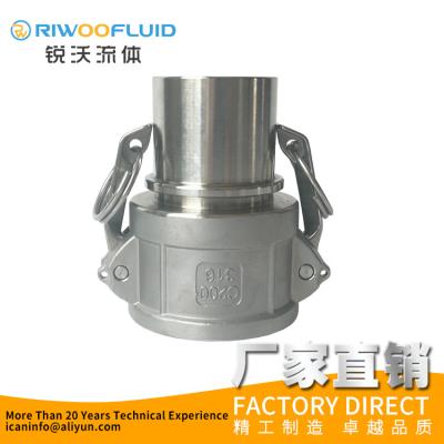 China Los SS 316 acoplamiento del reductor de 304 Camlock, uno mismo que cerraba las colocaciones del Camlock modificaron la estructura para requisitos particulares simple en venta