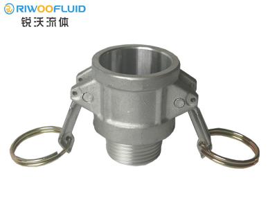 Chine alliez le type rapide de accouplement B d'accouplement de Camlock de fil masculin de camlock à vendre