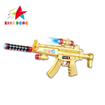 China With Music AK47 Power Gun Toy Sniper Popular Electric Flashing Super Funny Music Power Gun for sale