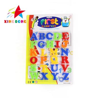 China Wholesale Magnetic Educational Alphabet Kids DIY Letter Alphabet Plastic Puzzle Toys Eco-friendly Material for sale