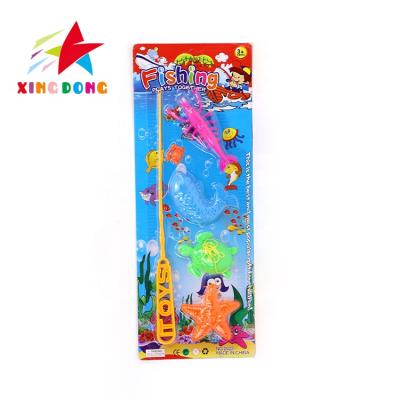 China Hot Selling Children's Toys Fishing Game Toys For Children Plastic Small Toy Fish Baby Toys Outdoor for sale