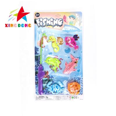 China Kids Fishing Toy Wholesale Magnetic Fishing Game Set Toy For Kids for sale