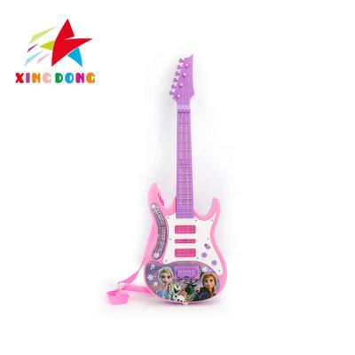 China Hot sale promotion kids musical instruments guitar plastic toy guitar for kids for sale