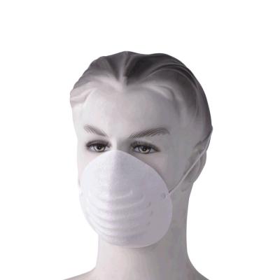 China Single Ply Disposable Dust Masks Melt-Blown Fabric Face Mask with Adjustable Nosepiece for sale