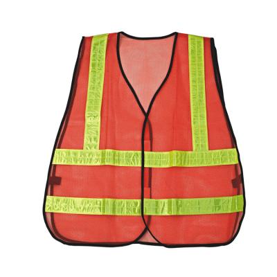 China Vestido de seguridad de cinta reflectante de PVC de malla unisex para la construcción en venta