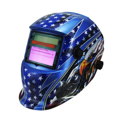 China PP Light State Shade DIN 4 Auto Darkening Welding Mask for Welding and Grinding WM-A07 for sale