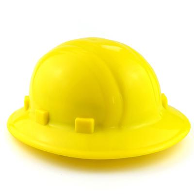 China Head Protection T096 Industrial Full Brim Round Hard Hat ANSI Safety Round Helmet Construction for sale