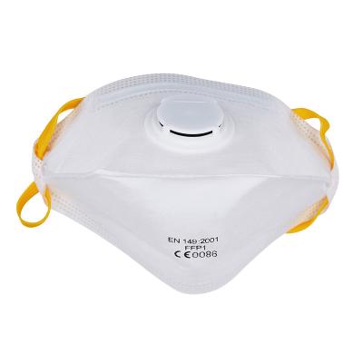 Chine CE 149 FFP2 Masque antipoussière pour respirateur à soupapes pliantes non tissées pour la protection intérieure et extérieure à vendre