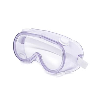 China G029 Four Vent Valves PVC or PC Lens PVC Frame Safety Goggles for Industrial G.W. 13KG for sale