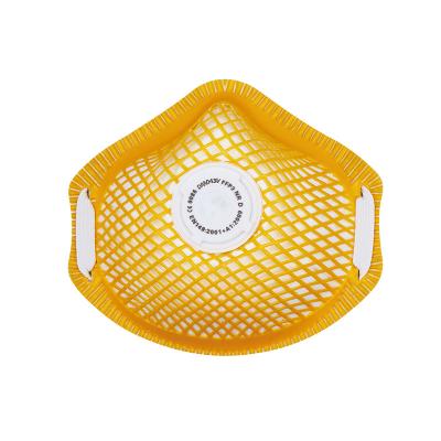 Chine DM043V -2 Masque facial anti-poussière respiratoire à soupape pour la construction et le nettoyage à vendre