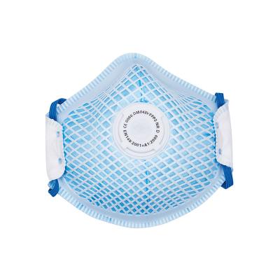 Chine DM043V -3 Masques anti-poussière individuels enveloppés en forme de tasse pour respirateurs non tissés avec vannes à vendre