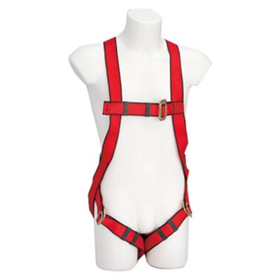 China Red Safety Harness CE Certified and Full Body Protection for Altitude Operations for sale