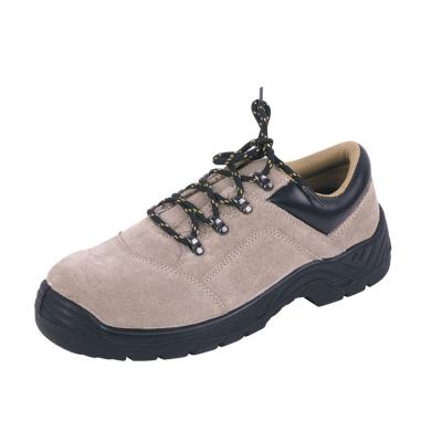 China CE EN20345 Mid Heel Hot Suede Leather Safety Shoes with PU Midsole and PU/PU Outsole for sale