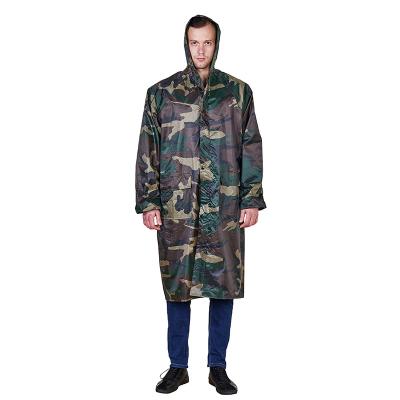 China Ein-Person S-XXXL Gummi-PVC/Polyester-Regenbekleidung mit Kapuze Regenmantel mit Nachfrage zu verkaufen