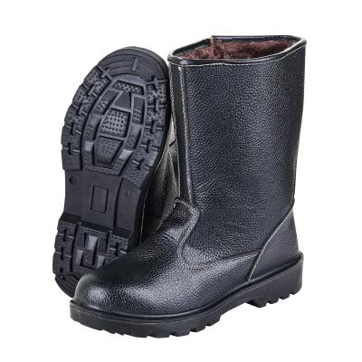 Chine Bottes de travail industrielles UF-150 en cuir de buffle avec orteil en acier et semelle en PU à vendre