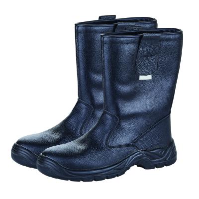 China Botas de seguridad UF-151 de pie de acero hechas de cuero de búfalo para protección y comodidad en venta