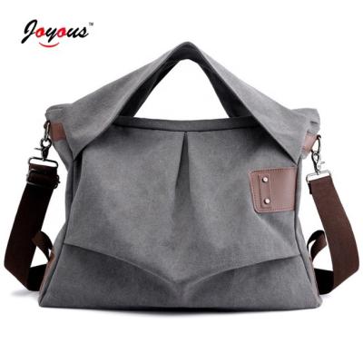 China Lady Tote Hand Cross Shopping Sling Retro Style Water Resistant Large Capacity Tote Bag European American Multifunctional Canvas Women for sale