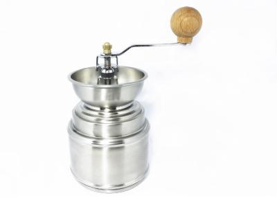 China Classic Hand Operated Manual Coffee Grinder , 50ml Coffee Bean Burr Grinder for sale