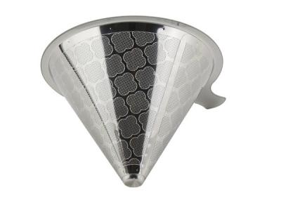 China Custom Pour Over Coffee Filter Cone Pattern Design Portable For Camping for sale