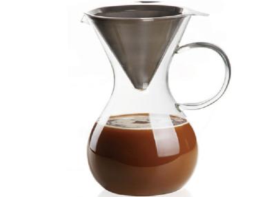 China Food Grade Pour Over Antique Glass Coffee Pots For Cold Brew Coffee , Sample Available for sale