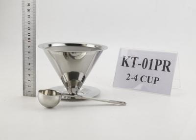 China Portable Pour Over Coffee Maker Gift Set Pour Over Metal Filter Logo Custom for sale