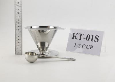 China Paperless Pour Over Coffee Dripper Eco - Friendly Gift Set With Scoop for sale