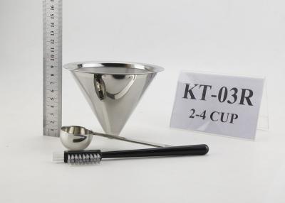 China Weihnachtsgeschenk-Edelstahl-Kaffee Dripper mit Gewicht des Schalen-Stand-125g zu verkaufen