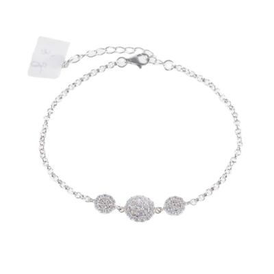 China FASHIONABLE Tasty Customized 925 Sterling Silver Tennis Bracelet for sale