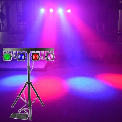 China Beam and wash effect is available for you DJ Lighting LED 4 Par Bar 4system LED Par Main Light for sale