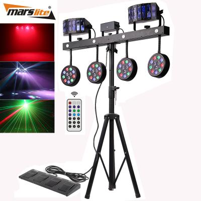 China High Quality Warehouse Foot Controller Disco DJ Equipment LED Effect Laser Stage Par Bar Lights For Home Party for sale