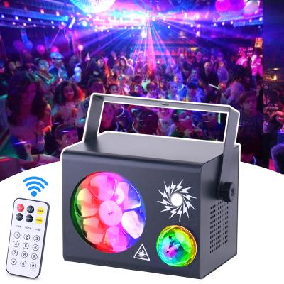 China Party Nightclub Gobo Projector LED Stage Effect Disco Ball Light Mini Strobe Laser Party KTV Light for sale