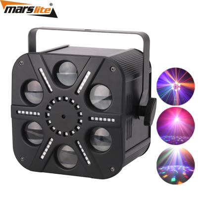 China Disco DMX 8W 5 Eyes Disco Strobe Sunflower Driver-Beam Effects Wash DJ Bar Light Stage Lighting With IR Control for sale