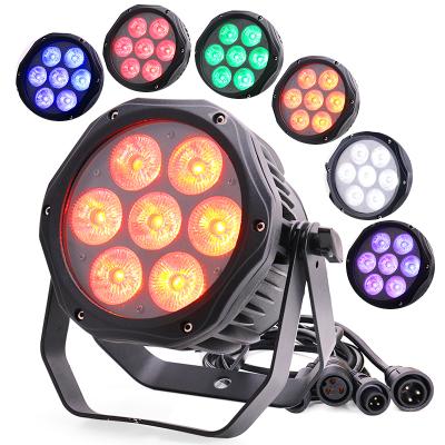 China Hot sale stage led par light waterproof ip65 17*10w rgbw led par light dmx512 outdoor waterproof led par can light for sale