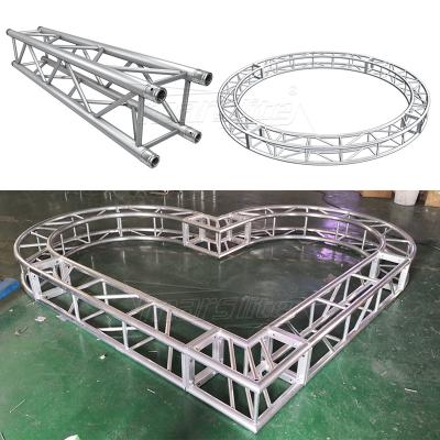 China Marslite Round Truss Display Wedding Backdrop Stand Truss Aluminum Curved Roof Truss Design Straight for sale