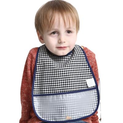 China Wholesale-Summer Slim Infant Cotton Shirt Infant Mealtime Bib Saliva Bib Child Viable Waterproof Apron for sale