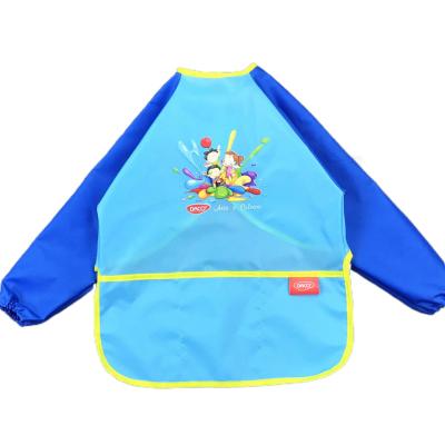 China Amazon Sustainable Hot Selling Waterproof Painting Kids Children's Art Smock Apron for sale