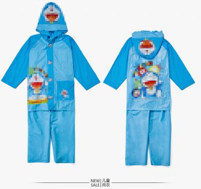 China Bachelor Raincoats Children's Fashion Raincoat Outdoor Raincoat PVC Split Raincoat for sale