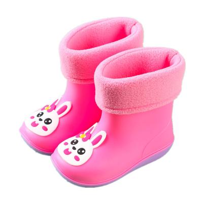 China Universal Hot Sale Children's Water Shoes Cute Baby Kids Waterproof Toddler Boy Rain Boots for sale