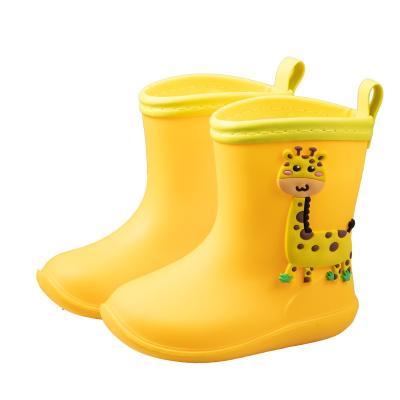 China New Baby Cartoon Water Rain Boots Non-slip Children's Kindergarten Shoes Rain Shoes Cartoon for sale