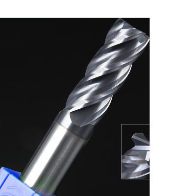 China 50 Degree L Tungsten Steel Mill Cutter 4 Flute Carbide Machining Milling Cutter Alloy Coating End Mill for sale