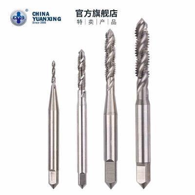 China CNC Process Yuanxing XYC Spiral Tap Cutting Uncoated Steel Wire Tap SFT Powder M2M3M4M5M6 High Speed ​​For Blind Hole Machine for sale